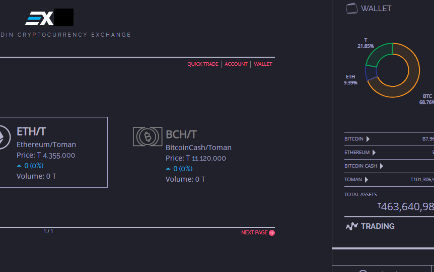 Cryptocurrency Exchange